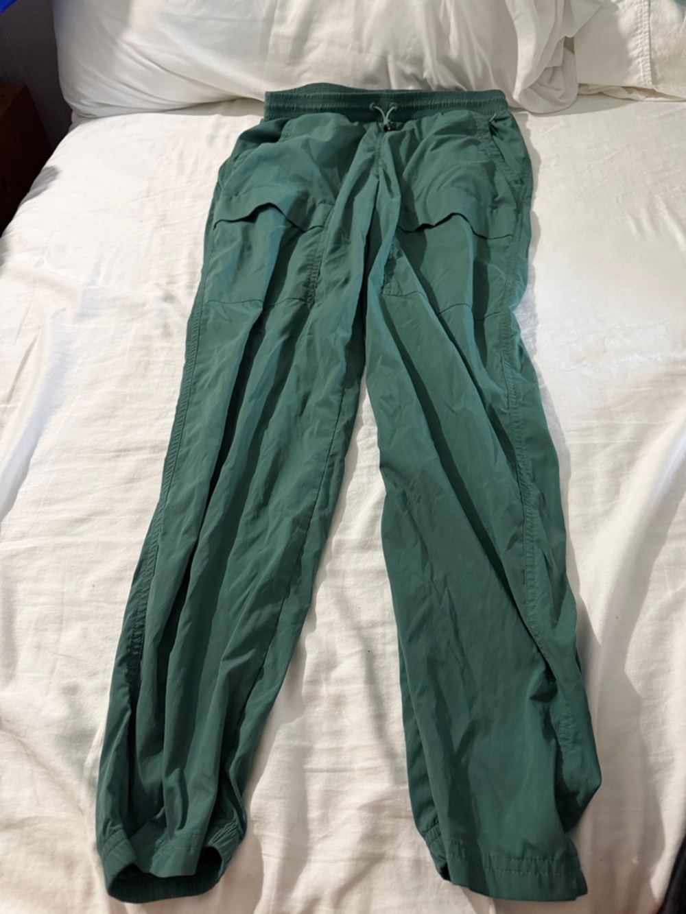 Women’s Teal Green Pull-On Utility Pants SZ: S TO BE DONATED 5/26